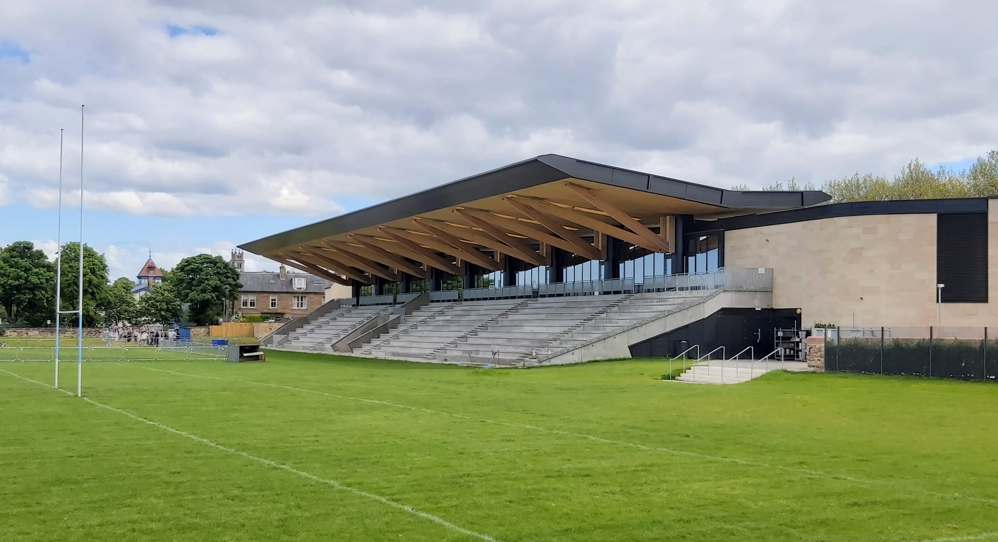 New Rugby Stadium in Stockbridge Edinburgh Scotland